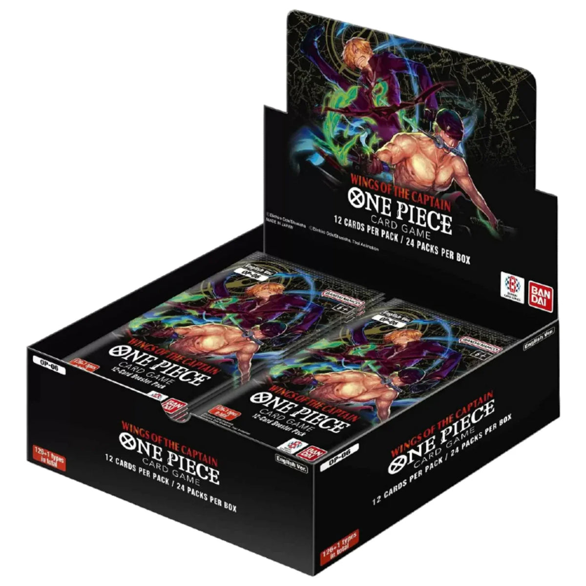 One Piece Card Game – Wings of the Captain OP-06 Booster Box (24 Packs)
