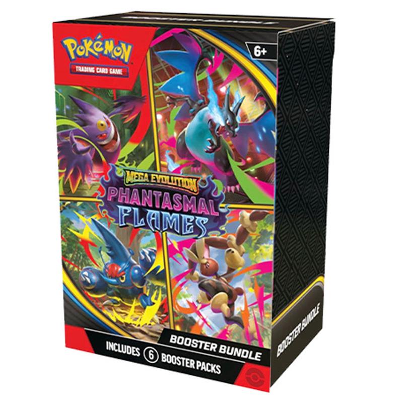 Pokémon TCG – Mega Evolution: Phantasmal Flames Booster Bundle (6 Packs)