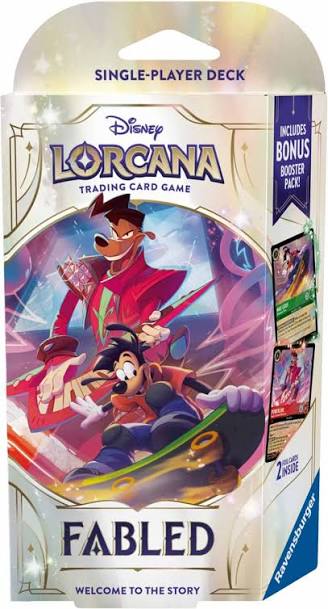 Disney Lorcana – Fabled Starter Deck | Max Goof & Powerline